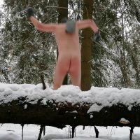 Naked in the WInter Woods 