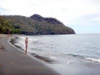 Me at Mt. Wynne Beach in St. Vincent 