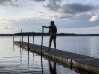 At Pene Naturist beach, Växjö, Sweden 