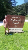 Ed naked at Osage Mountain sign – Copy 