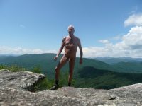 Ed on Pinnacle Knob 