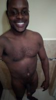 Enjoying being naked at home 