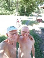 Private naked bike ride with friend 2 