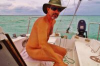 Jim Tighe Sailing Nude On Florida Bay 