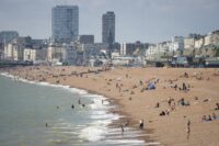 Brightons naturist beach marks 44 years of fun in the sun 