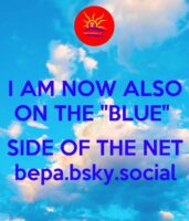 I AM NOW ALSO ON THE BLUE SIDE OF THE NET 