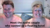 Meet the nudist couple who opened up a floating hotel 
