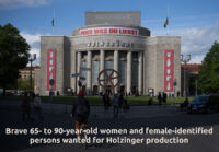 Mutige 65- bis 90-Jährige für Holzinger-Inszenierung gesucht 