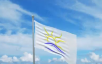 Naturist Symbol Flagge 