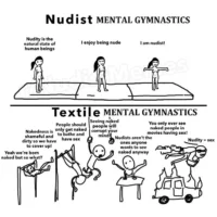 Nudist Mental Gymnastics 