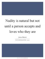 Nudity is natural 