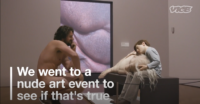 People Got Naked in a Gallery 