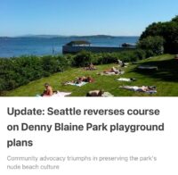 Seattle reverses course on Denny Blaine Park playground plans 