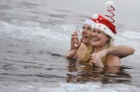 Swimming Naked In Freezing Water 