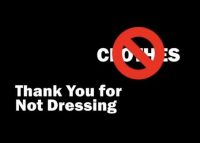 Thank you for not dressing 
