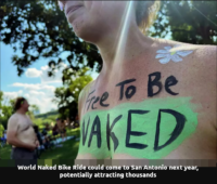 World Naked Bike Ride could come to San Antonio next year- potentially attracting thousands 